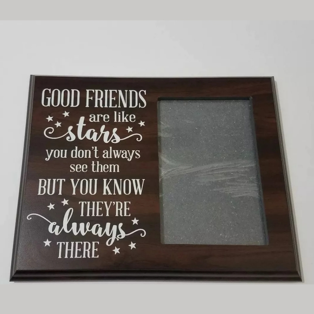 Elegant Signs 4 x 6 Friends Wooden Frame